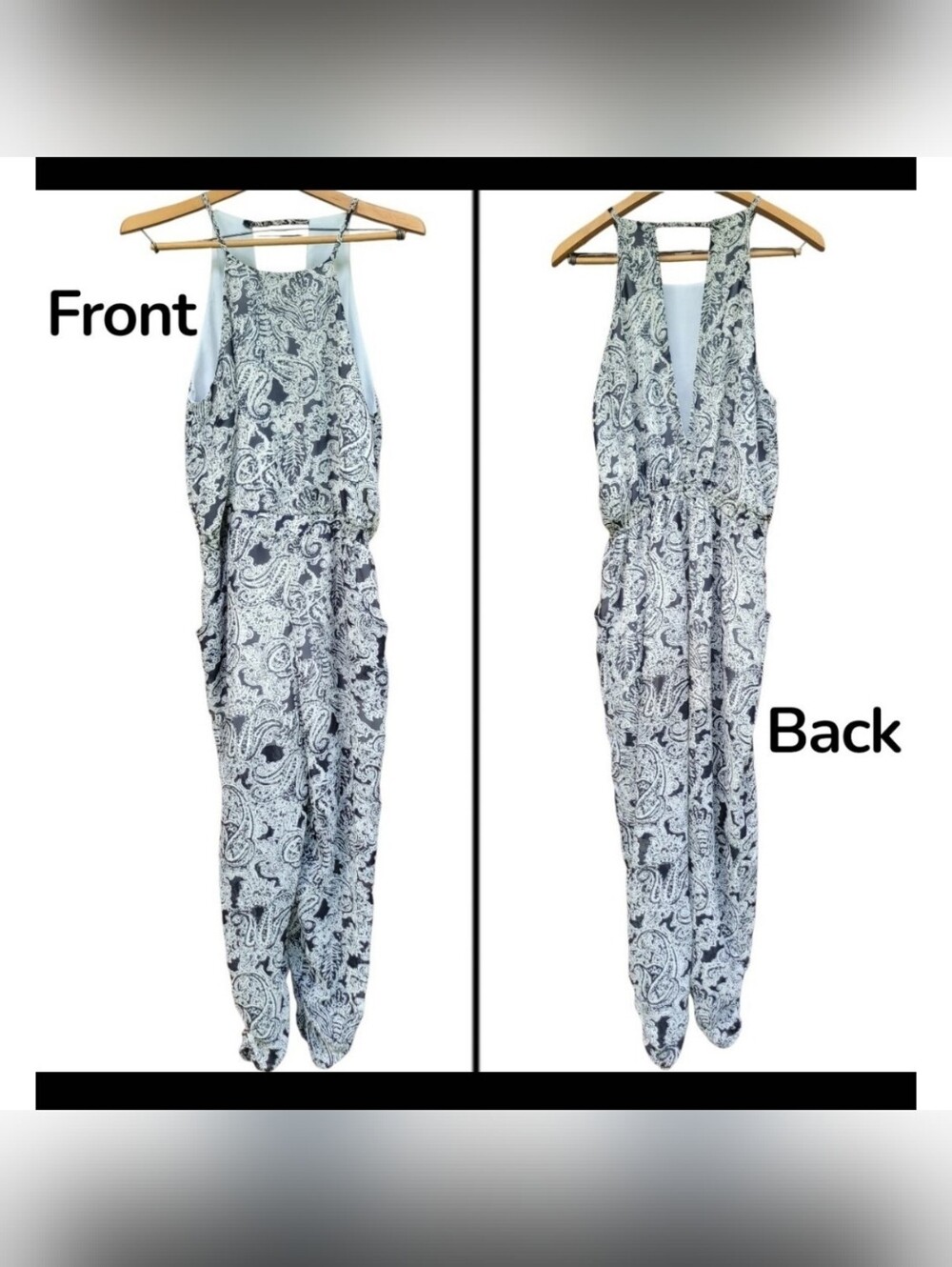 Design Lab Lord & Taylor Large Sleeveless Jumpsuit Super Lightweight